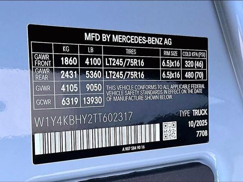 New 2026 Mercedes-Benz Sprinter 2500 image 21