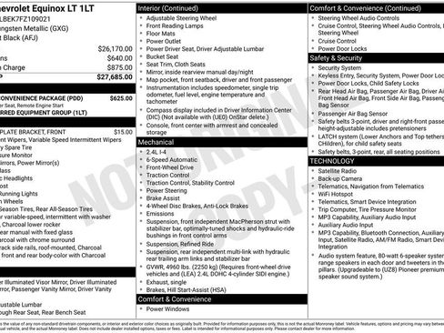 Used 2015 Chevrolet Equinox LT w/ Driver Convenience Package FWD image 7