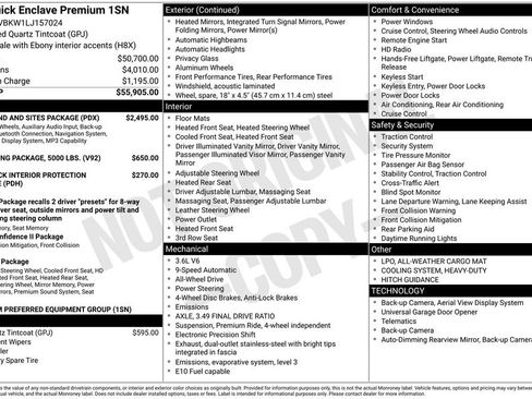 Used 2020 Buick Enclave Premium w/ Surround and Sites Package image 4