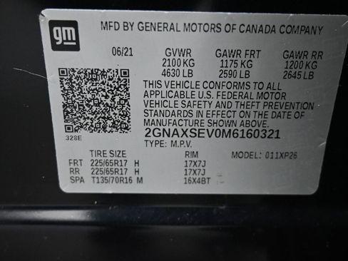 Used 2021 Chevrolet Equinox LS AWD/4WD image 24