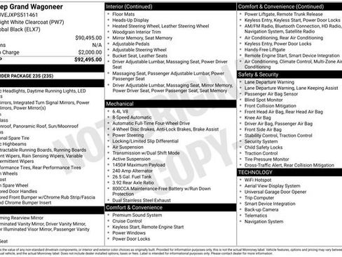 Used 2023 Jeep Grand Wagoneer 4WD image 6