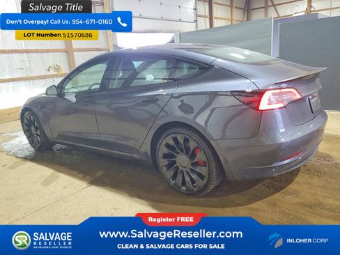 Used 2022 Tesla Model 3 Performance AWD/4WD image 3