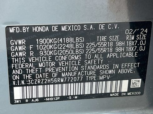 Used 2024 Honda HR-V Sport image 30
