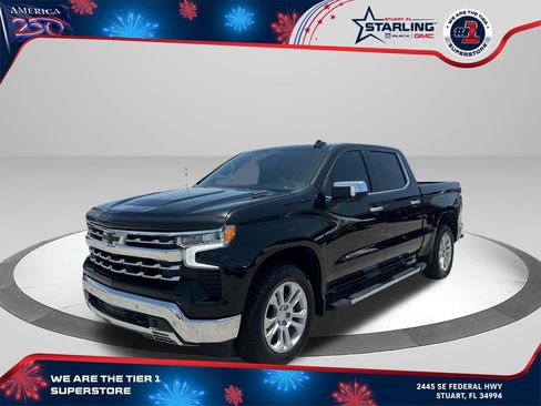 Used 2023 Chevrolet Silverado 1500 LTZ w/ LPO, Dark Essentials Package RWD image 1