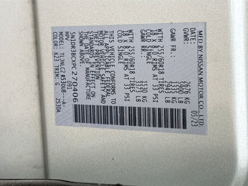 Used 2023 Nissan Pathfinder SV image 44