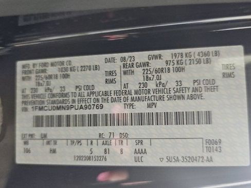 Used 2023 Ford Escape ST-Line w/ Tech Pack #1 FWD image 16