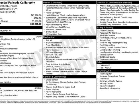 Used 2022 Hyundai Palisade Calligraphy FWD image 3