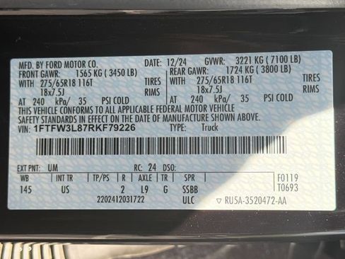 Used 2024 Ford F150 XLT w/ Equipment Group 302A MID AWD/4WD image 36