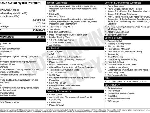 New 2025 MAZDA CX-50 2.5 Hybrid w/ Cargo Package image 4