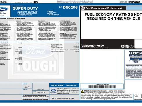 Used 2020 Ford F450 Platinum w/ FX4 Off-Road Package image 3