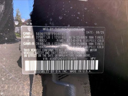 New 2025 Subaru Outback Limited XT image 21