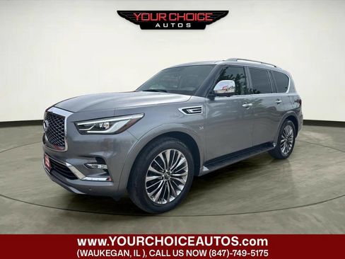 Used 2019 INFINITI QX80 Luxe w/ 22" Wheel Package AWD/4WD image 1