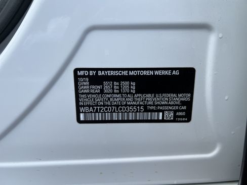 Used 2020 BMW 740i w/ Premium Package RWD image 34