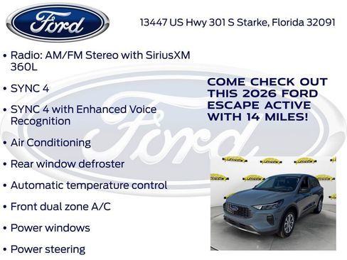 New 2026 Ford Escape Active w/ Tech Pack #1 FWD image 20