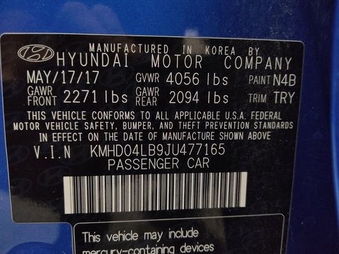 Used 2018 Hyundai Elantra Sport w/ Sport Premium Package 03 FWD image 33
