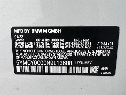 Used 2022 BMW X6 M w/ Competition Package image 32