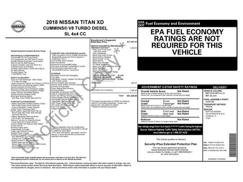 Used 2018 Nissan Titan SL w/ Midnight Edition AWD/4WD image 35