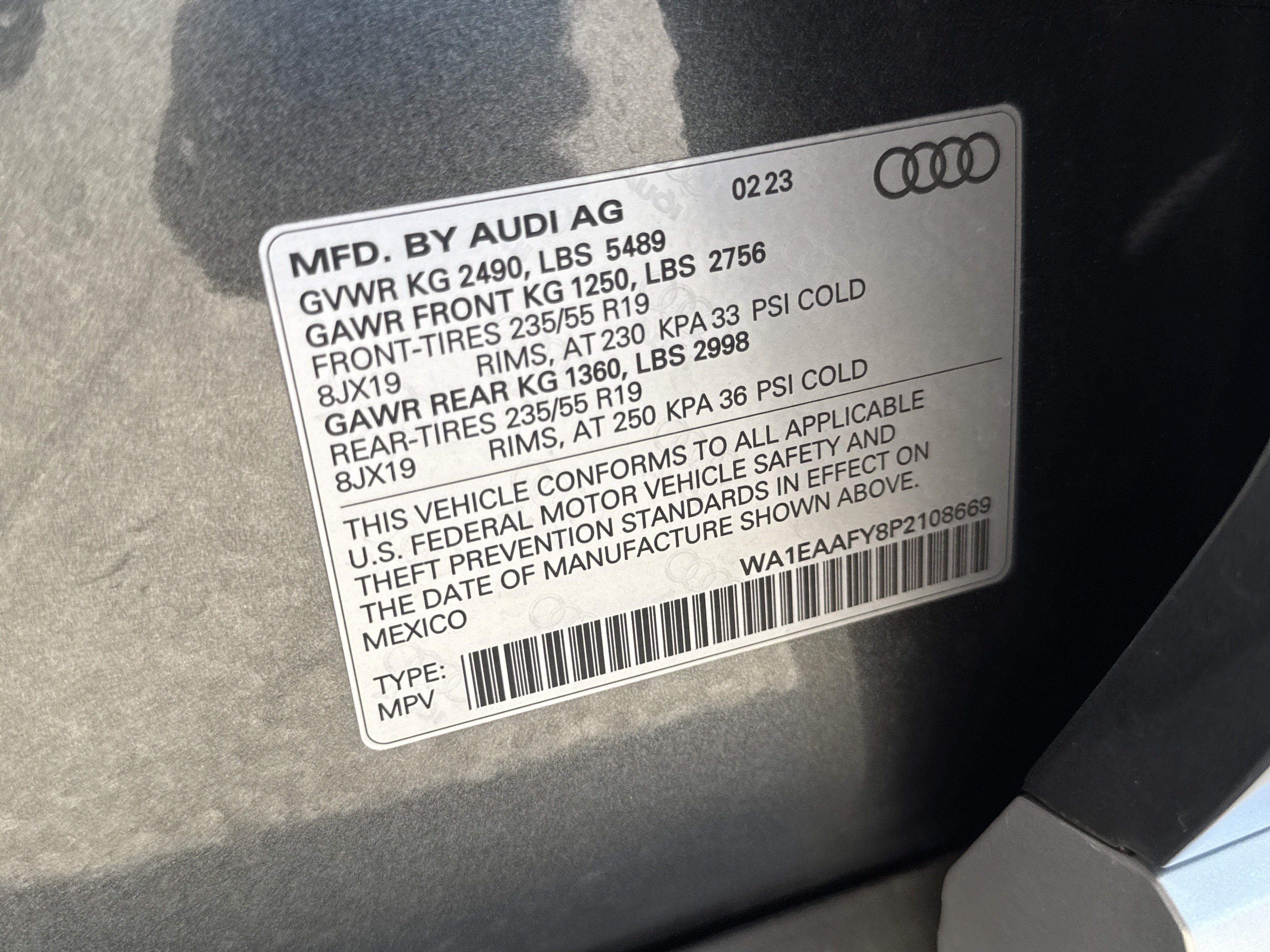Certified 2023 Audi Q5 2.0T Premium Plus w/ Premium Plus Package AWD/4WD image 34