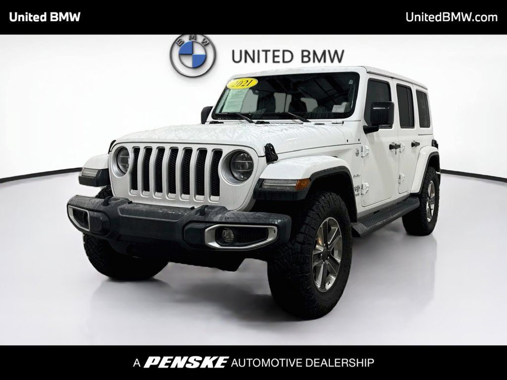 Used 2021 Jeep Wrangler Unlimited Sahara AWD/4WD image 1