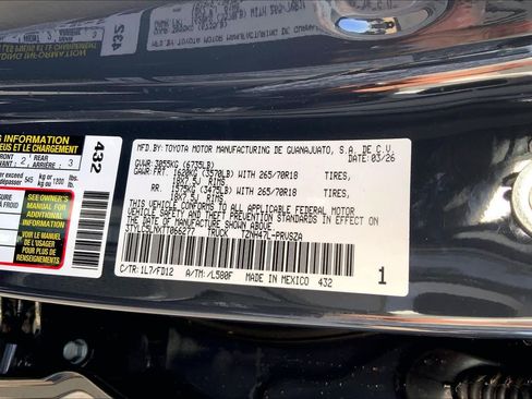 New 2026 Toyota Tacoma TRD Off-Road AWD/4WD image 21