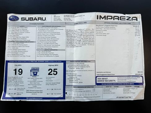 Used 2007 Subaru Impreza WRX STI image 54