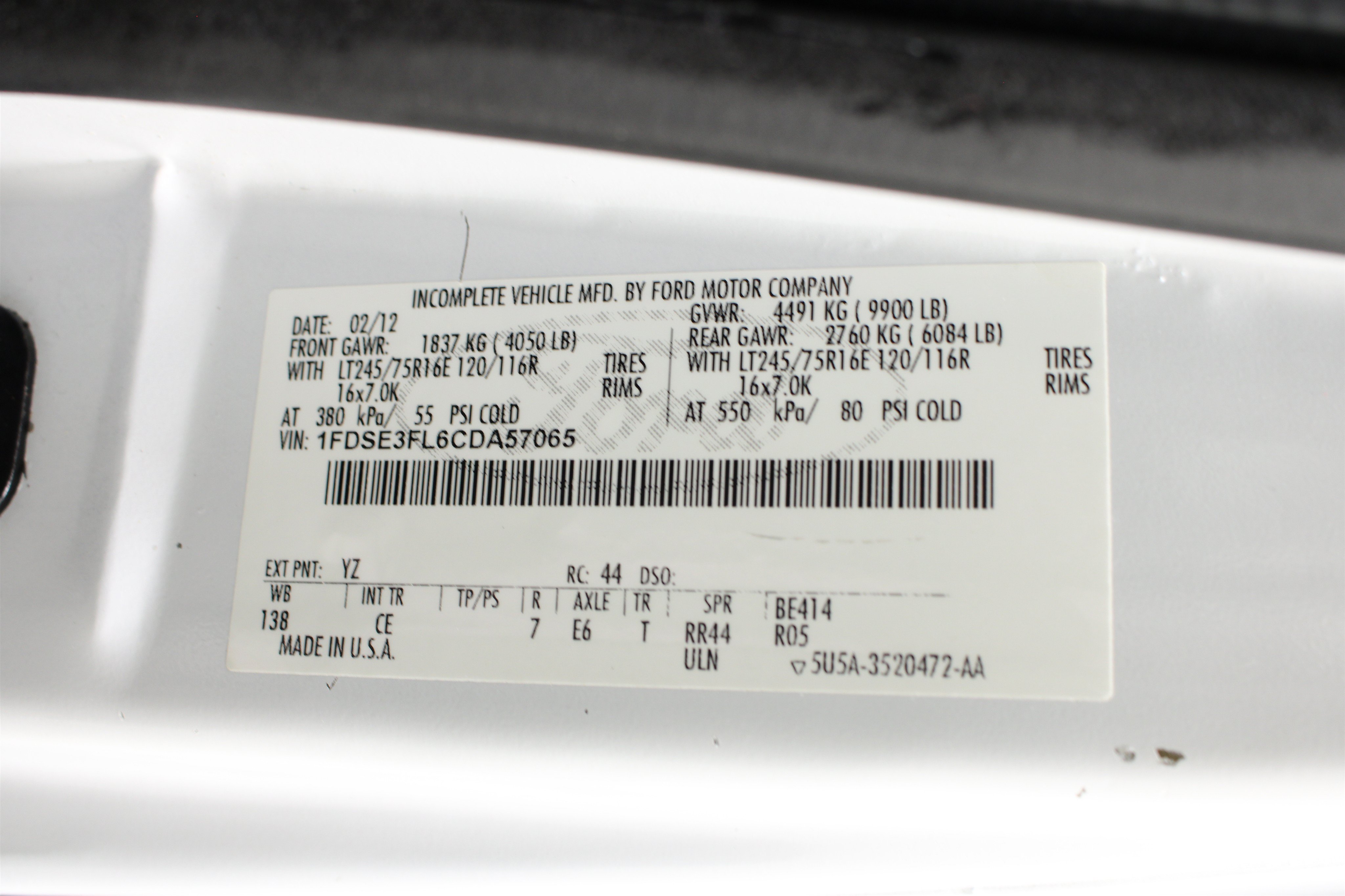 Used 2012 Ford E-350 and Econoline 350 Super Duty w/ PWR Locks & Windows Group RWD image 27
