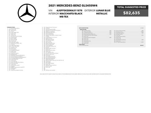 Used 2021 Mercedes-Benz GLS 450 4MATIC image 3