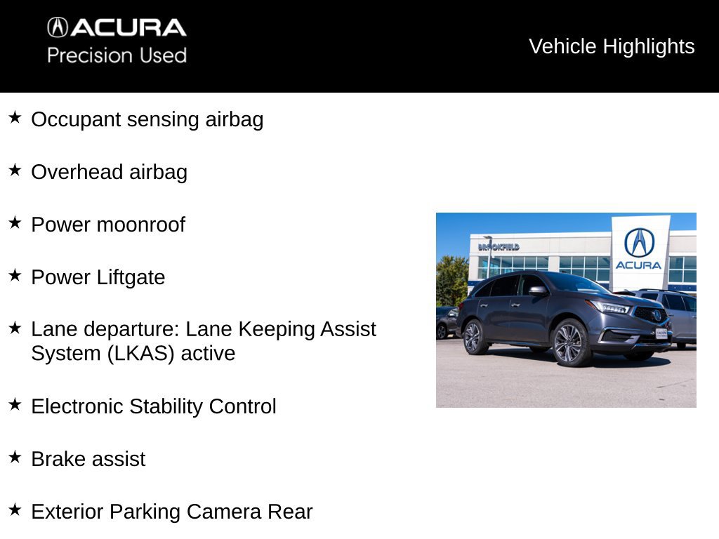 Certified 2019 Acura MDX w/ Technology Package AWD/4WD image 17