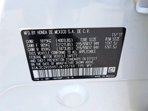 Used 2018 Honda HR-V EX image 36