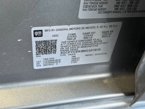 Used 2022 Chevrolet Silverado 1500 Custom Trail Boss w/ Safety Confidence Package image 35