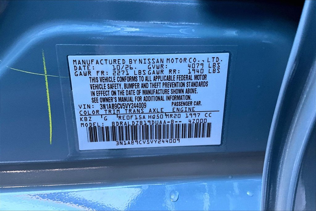 New 2027 Nissan Sentra SV FWD image 13