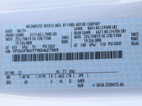 Used 2024 Ford F550 2WD Regular Cab Super Duty image 51