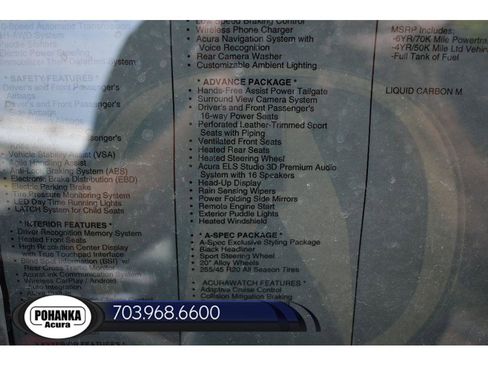 New 2025 Acura RDX AWD w/ A-Spec & Advance Pkg image 40