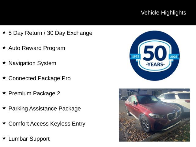 Used 2022 BMW X4 xDrive30i w/ Premium Package 2 AWD/4WD image 5