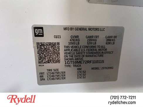 Used 2024 GMC Sierra 2500 SLE w/ SLE Value Package; image 23