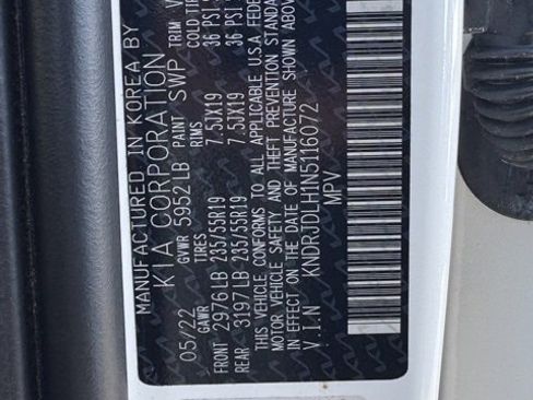 Certified 2022 Kia Sorento SX image 21