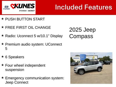 Used 2025 Jeep Compass Limited AWD/4WD image 3