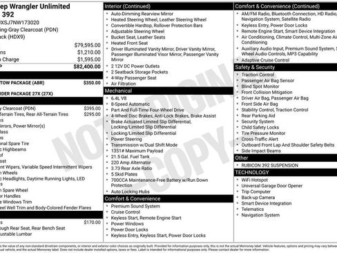Used 2022 Jeep Wrangler Unlimited Rubicon w/ Trailer Tow Package AWD/4WD image 2