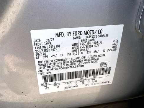 Used 2022 Ford Explorer XLT w/ Equipment Group 202A image 35