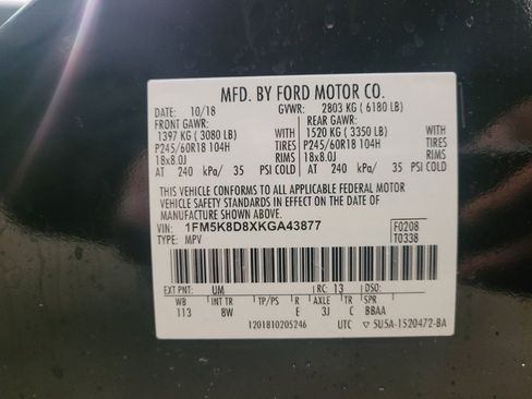 Used 2019 Ford Explorer XLT w/ Equipment Group 201A image 33