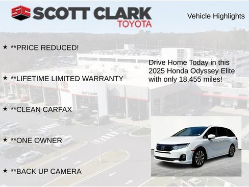 Used 2025 Honda Odyssey Elite image 12