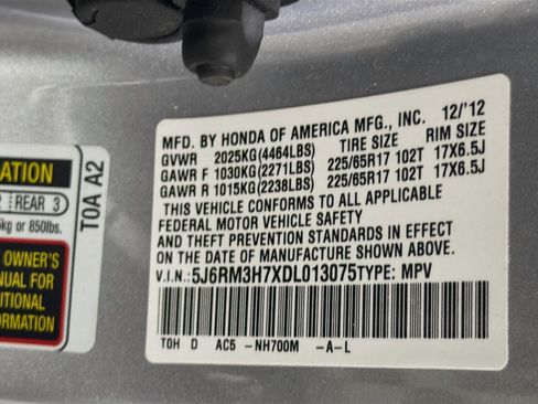 Used 2013 Honda CR-V EX-L image 12