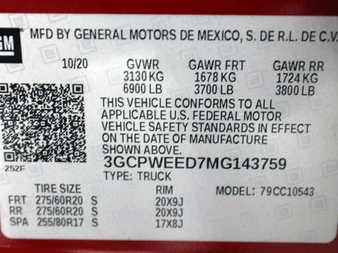 Used 2021 Chevrolet Silverado 1500 LTZ RWD image 48