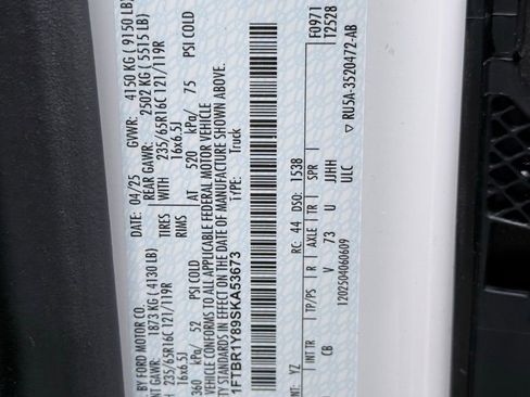 Used 2025 Ford Transit 250 Low Roof w/ Exterior Upgrade Package image 22