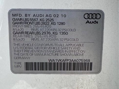 Used 2010 Audi Q5 3.2 Prestige image 17