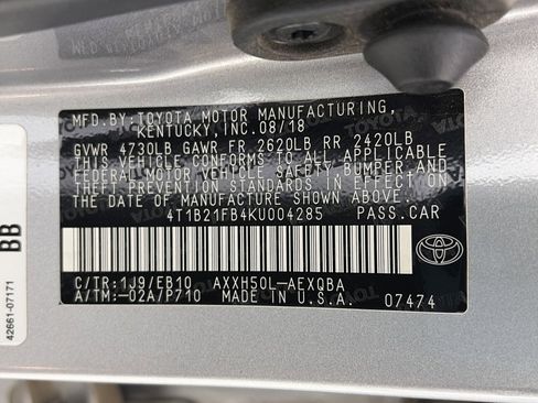 Used 2019 Toyota Avalon XSE image 9