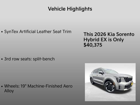 New 2026 Kia Sorento EX w/ EX Premium Package image 15