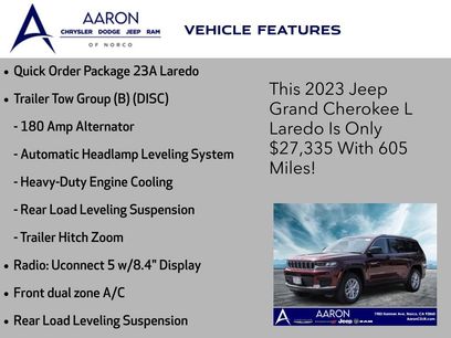Used 2023 Jeep Grand Cherokee L Laredo w/ Trailer Tow Group (B)