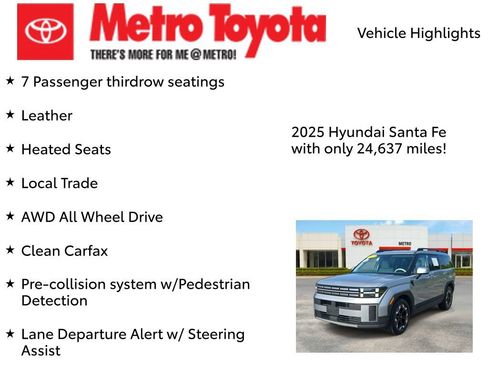 Used 2025 Hyundai Santa Fe SEL AWD/4WD image 7