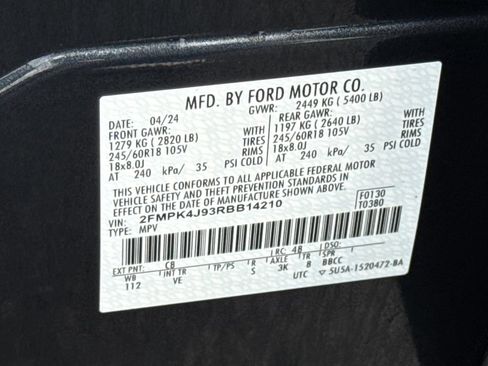 Used 2024 Ford Edge SEL w/ Convenience Package AWD/4WD image 28